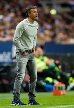 Barcelonas tränare Luis Enrique Martinez