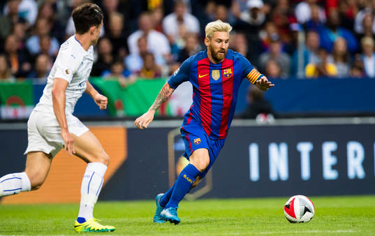 Barcelonas Leo Messi