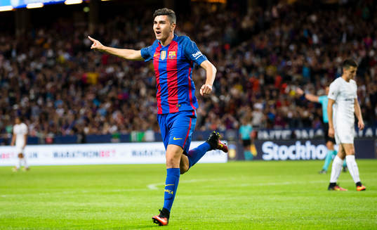 Barcelonas Rafael Mujica gör 4-2