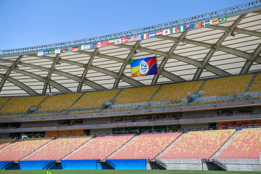 Interiör av Arena da Amazonia