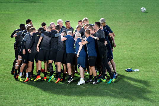 Bläddra bland fler bilder av Inför OS 2016, Fotboll, U21, Träning, Sverige