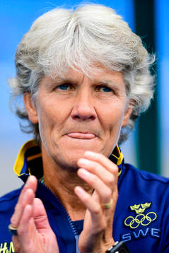 Sveriges förbundskapten Pia Sundhage