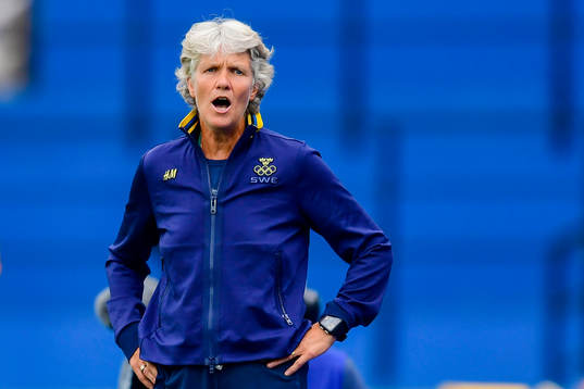 Sveriges förbundskapten Pia Sundhage