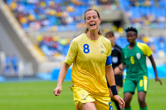 Sveriges Lotta Schelin deppar