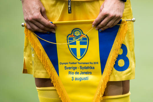i fotbollsmatchen mellan Sverige och Sydafrika