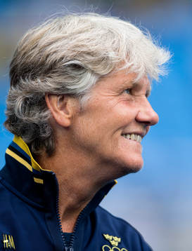 Sveriges förbundskapten Pia Sundhage