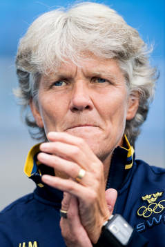 Sveriges förbundskapten Pia Sundhage