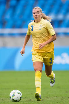 Sveriges Linda Sembrant i fotbollsmatchen mellan Sverige