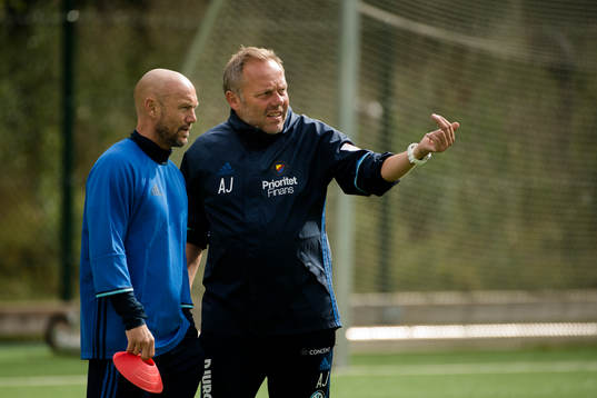 Djurgårdens nye tränare Mark Dempsey och assisterande