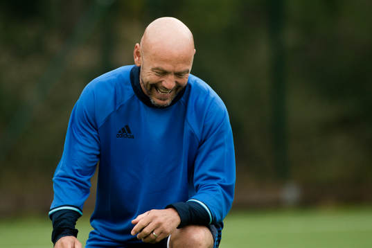 Djurgårdens nye tränare Mark Dempsey reagerar
