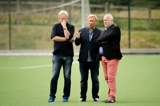 Djurgårdens IF Fotbolls Anders Grönhagen och Patrik