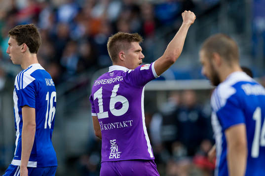 IFK Göteborgs Mikael Boman jublar