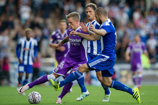 IFK Göteborgs Sören Rieks mot HJK Helsingfors  Ivan