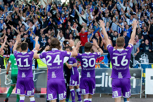 Bläddra bland fler bilder av Fotboll, Kval, Europa League, HJK Helsingfors - IFK Göteborg