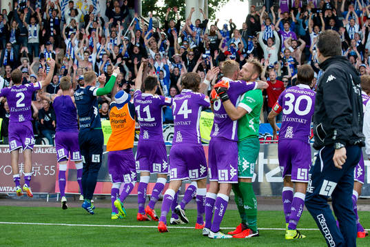 IFK Göteborgs målvakt John Alvbåge och Sebastian
