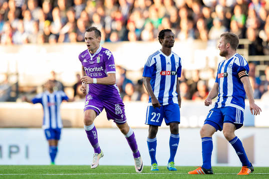 IFK Göteborgs Jakob Ankersen jublar