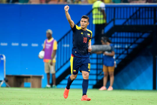 Colombias Teofilo Gutierrez jublar