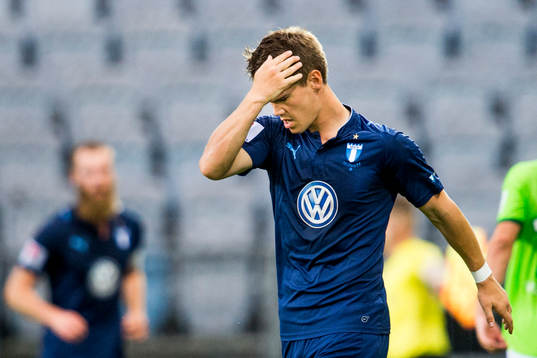 Malmö FFs Vidar Örn Kjartansson deppar