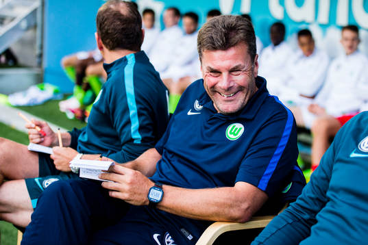 Wolfsburgs tränare Dieter Hecking