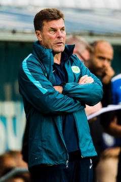 Wolfsburgs tränare Dieter Hecking