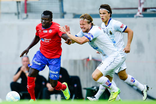 Helsingborgs Lalawélé Atakora och Gefles Anders Bååth