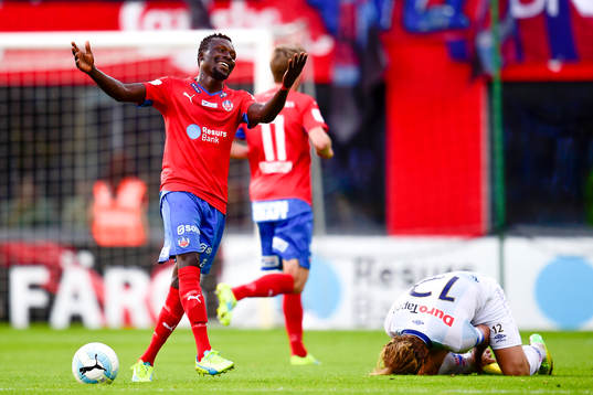 Helsingborgs Lalawélé Atakora  reagerar