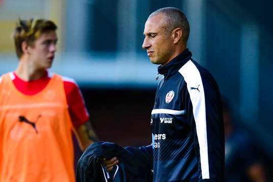 Helsingborgs manager Henrik Larsson deppar