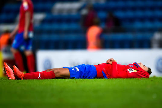 Helsingborgs Jordan Larsson deppar