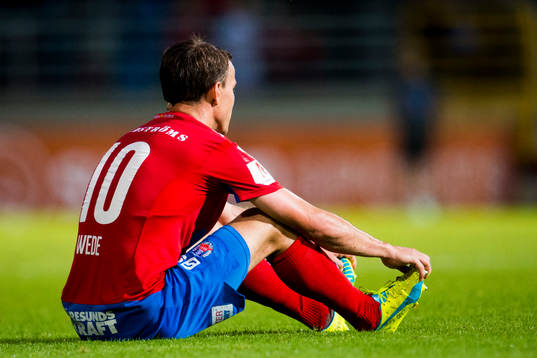 Helsingborgs Anton Wede deppar