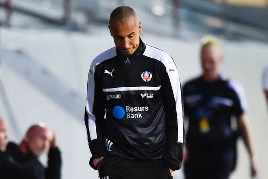Helsingborgs manager Henrik Larsson   deppar