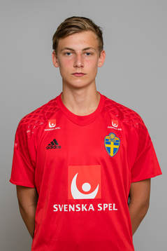 Jacob Nilsson som spelar i P15/01 landslaget i fotboll