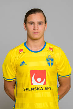 Andreas Svensson som spelar i P15/01 landslaget i fotboll