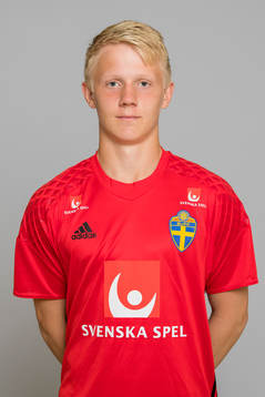 Daniel Lundquist som spelar i P15/01 landslaget i fotboll