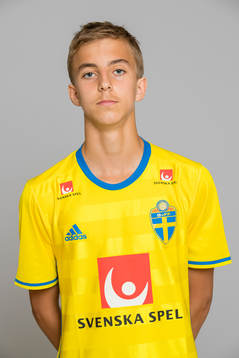Alan Hjulström som spelar i P15/01 landslaget i fotboll