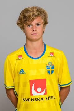 Lucas Bresmar som spelar i P15/01 landslaget i fotboll