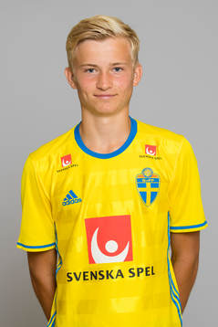 Johan Rapp som spelar i P15/01 landslaget i fotboll