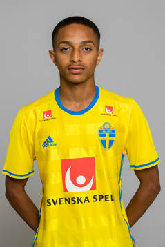 Bilal Ali Mohammed som spelar i P15/01 landslaget i fotboll