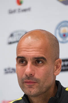 Manchester Citys tränare Pep Guardiola