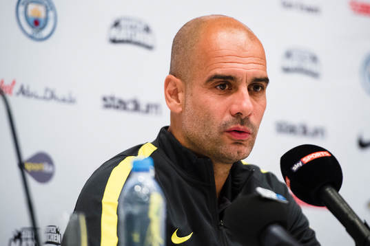 Manchester Citys tränare Pep Guardiola