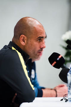 Manchester Citys tränare Pep Guardiola