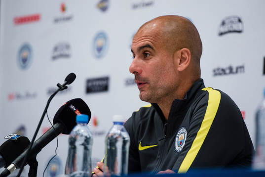 Manchester Citys tränare Pep Guardiola