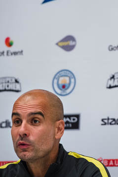 Manchester Citys tränare Pep Guardiola