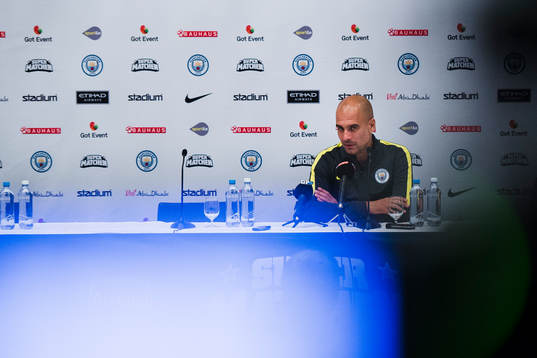 Manchester Citys tränare Pep Guardiola