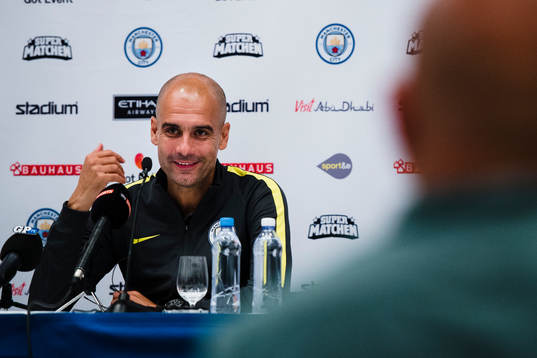 Manchester Citys tränare Pep Guardiola