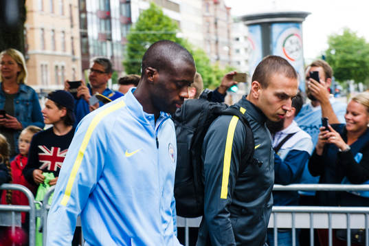 Manchester Citys Yaya Toure