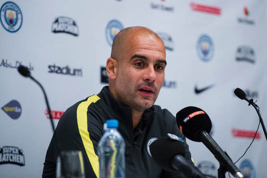 Manchester Citys tränare Pep Guardiola
