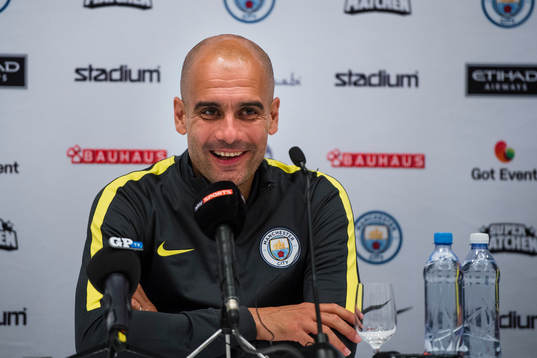 Manchester Citys tränare Pep Guardiola