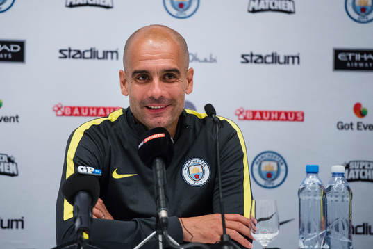 Manchester Citys tränare Pep Guardiola