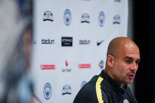 Manchester Citys tränare Pep Guardiola