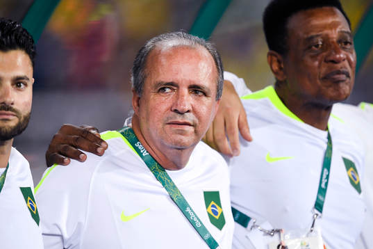 Brasiliens förbundskapten Oswaldo Alvarez